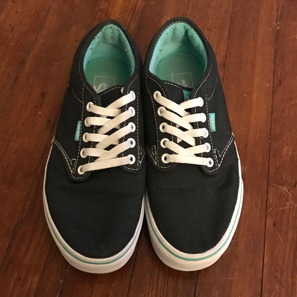 dark turquoise vans